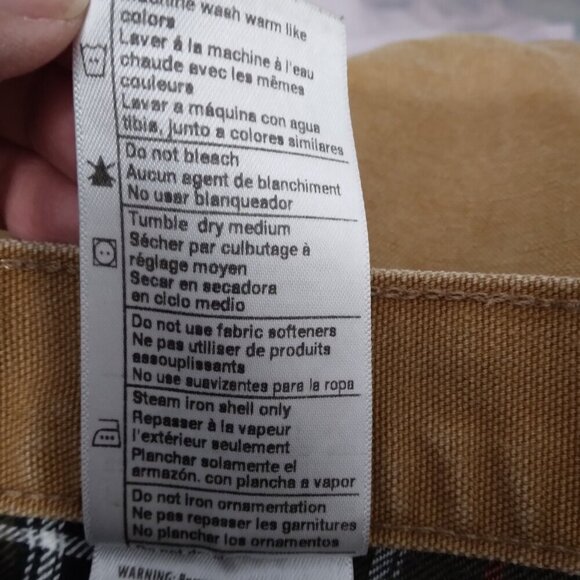 Carhartt | Men's Duck Canvas Flannel Lined Carpenter Utility Work Pants … - Picture 6 of 6